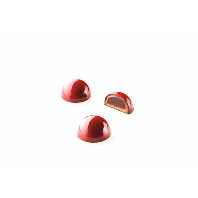 Kit Moule Chocolat Demi-Sphère Avec Insert (x24) Chocado Silikomart 2 Kit Moule Chocolat Demi-Sphère Avec Insert (x24) Chocado Silikomart – Image 2