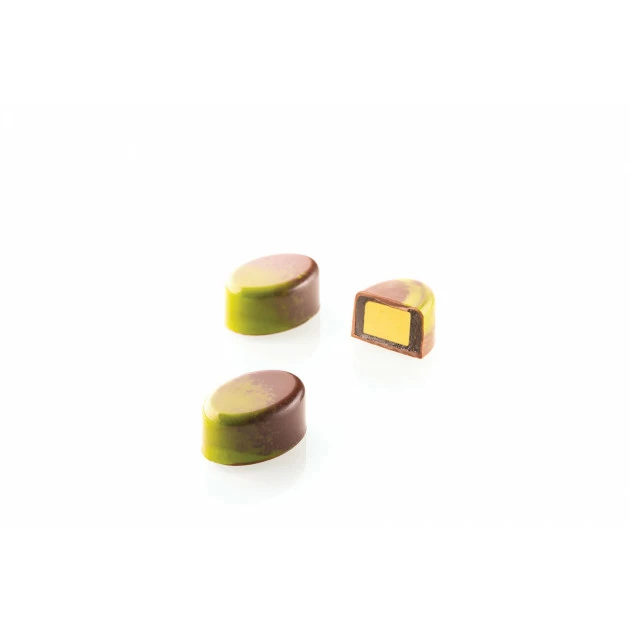 Kit Moule Chocolat Ovale Avec Insert (x24) Chocado Silikomart 2 Kit Moule Chocolat Ovale Avec Insert (x24) Chocado Silikomart â Image 2