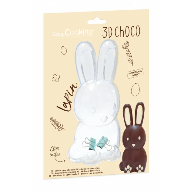Moule 3D Chocolat Lapin Scrapcooking 1 Moule 3D Chocolat Lapin Scrapcooking