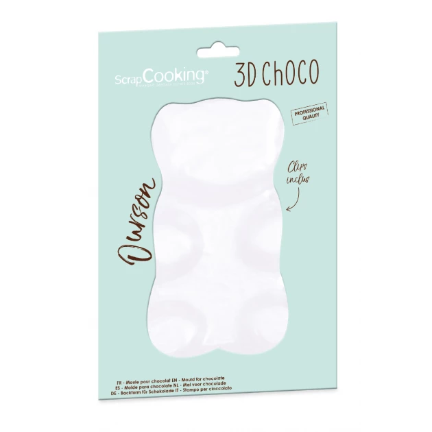 Moule 3D Chocolat Ourson Scrapcooking 1 Moule 3D Chocolat Ourson Scrapcooking