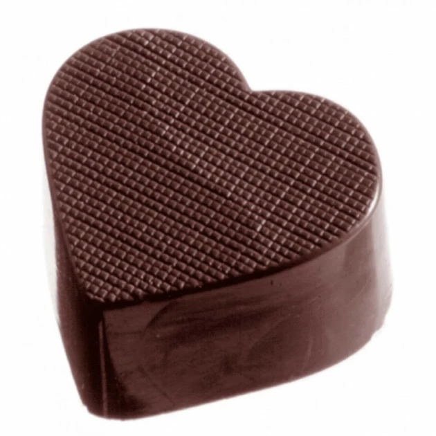 Moule à Chocolat Cœur à Carreaux (x32) Chocolate World 1 Moule à Chocolat Cœur à Carreaux (x32) Chocolate World
