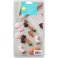 Moule à Chocolat Mini Lapins Et Carottes Wilton