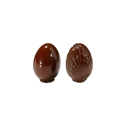 Moule à Chocolat Oeuf 10 Cm Strié (x4) Barry