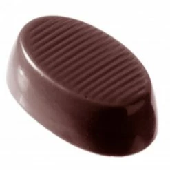 Moule à Chocolat Ovales Striés (x32) Chocolate World