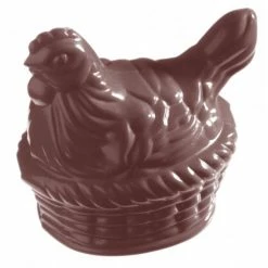 Moule à Chocolat Poule Et Panier (x4) Chocolate World