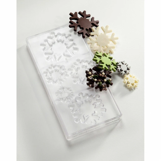 Moule Chocolat 5 Flocons Chocolate World 2 Moule Chocolat 5 Flocons Chocolate World – Image 2