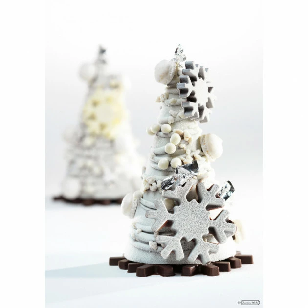Moule Chocolat 5 Flocons Chocolate World 3 Moule Chocolat 5 Flocons Chocolate World – Image 3