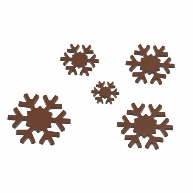 Moule Chocolat 5 Flocons Chocolate World 1 Moule Chocolat 5 Flocons Chocolate World
