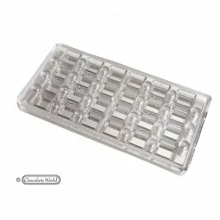 Alternative view of Moule Chocolat Aimanté Carré 2,4 Cm (x24) Chocolate World