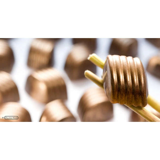 Moule Chocolat Bonbon Strié (x24) Chocolate World 2 Moule Chocolat Bonbon Strié (x24) Chocolate World – Image 2