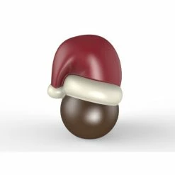 Alternative view of POP CHOCOLAT Moule Chocolat Boules De Noël Ø55x90 Mm (x4) Chocolat Form