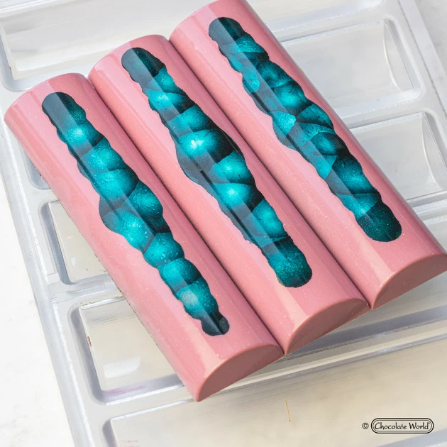 Moule Chocolat Buche Lisse 11,3 X 2,8 Cm (x7) Chocolate World 3 Moule Chocolat Buche Lisse 11,3 X 2,8 Cm (x7) Chocolate World – Image 3