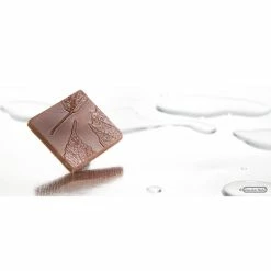 Alternative view of Moule Chocolat Carré Avec Feuille (x10) Chocolate World