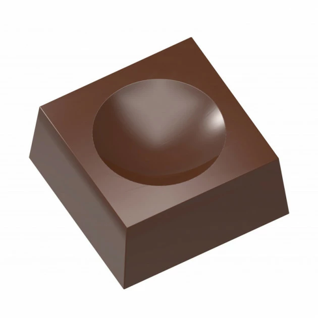 Moule Chocolat Carré Creux 43 Mm (x10) Chocolate World 1 Moule Chocolat Carré Creux 43 Mm (x10) Chocolate World
