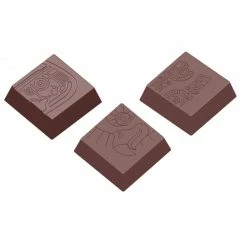 Moule Chocolat Carré Maya 34 Mm (x18) Chocolate World
