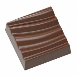Moule Chocolat Carré Ondulation 28.5 Mm (x21) Chocolat Form