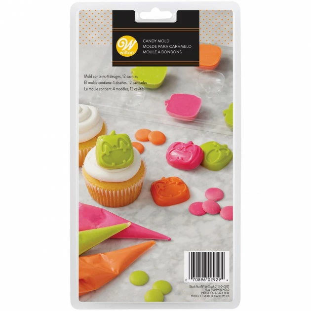 Moule Chocolat Citrouilles (x12) Wilton 1 Moule Chocolat Citrouilles (x12) Wilton