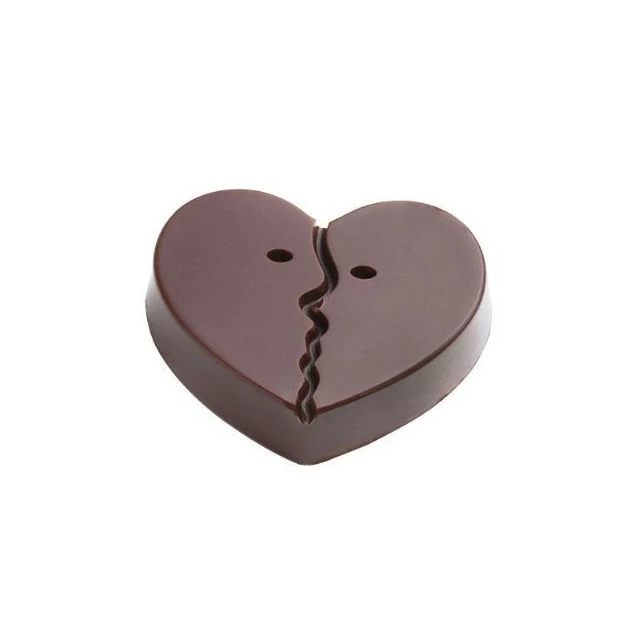 Moule Chocolat Coeur Deux Visages 40x30 Mm (x18) Pop Chocolat 1 Moule Chocolat Coeur Deux Visages 40x30 Mm (x18) Pop Chocolat