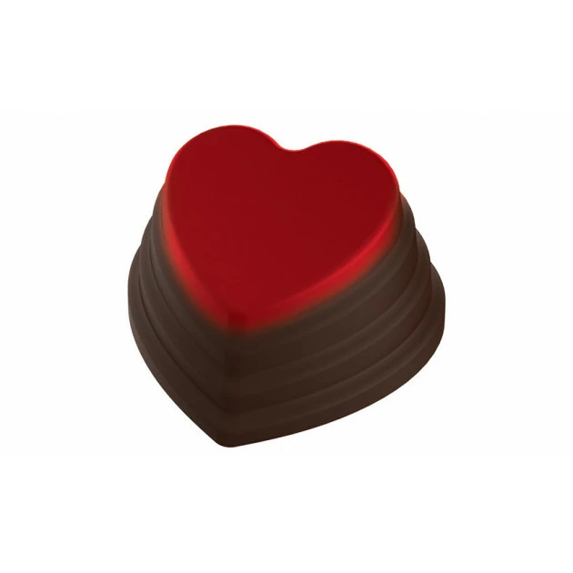 Moule Chocolat Coeur Empilé 35 Mm (x24) Pop Chocolat 1 Moule Chocolat Coeur Empilé 35 Mm (x24) Pop Chocolat