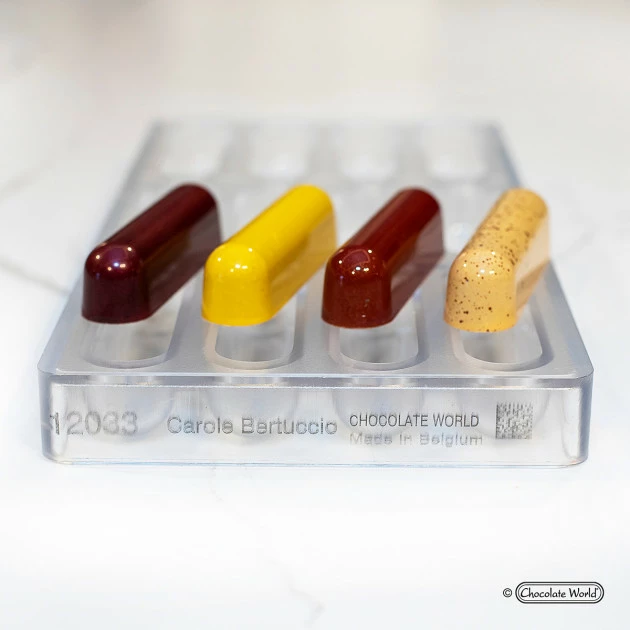 Moule Chocolat Eclair Snack Bar 7,8 X 1,9 Cm (x12) Chocolate World 4 Moule Chocolat Eclair Snack Bar 7,8 X 1,9 Cm (x12) Chocolate World – Image 4