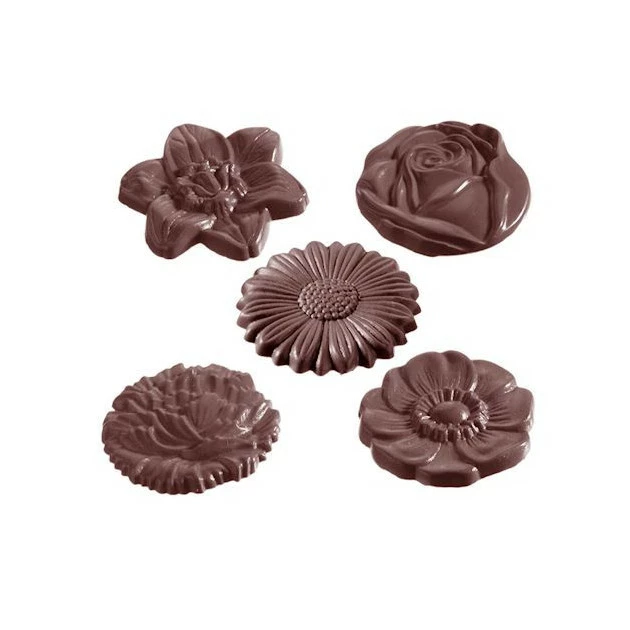 Moule Chocolat Fleurs (x10) Chocolate World 1 Moule Chocolat Fleurs (x10) Chocolate World