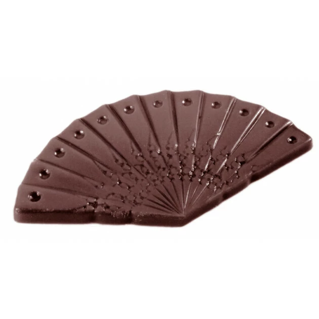 Moule Chocolat Friture Éventail 63 X 35 Mm (x15) Chocolate World 1 Moule Chocolat Friture Éventail 63 X 35 Mm (x15) Chocolate World