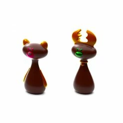 POP CHOCOLAT Moule Chocolat Renne Et Ours De Noël (x4)