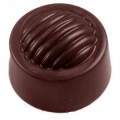 Moule Chocolat Rond Strié (x32) Chocolate World