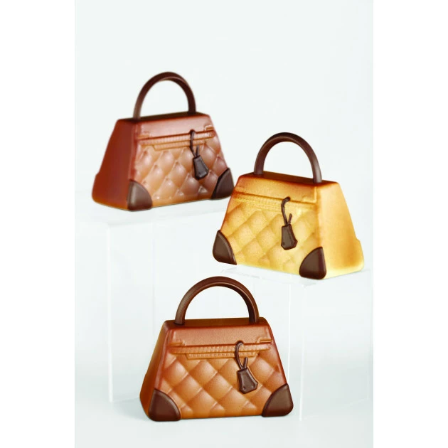 Moule Chocolat Sac à Main 16,5 X 8 Cm X H 16 Cm (x2) Pavoni 1 Moule Chocolat Sac à Main 16,5 X 8 Cm X H 16 Cm (x2) Pavoni
