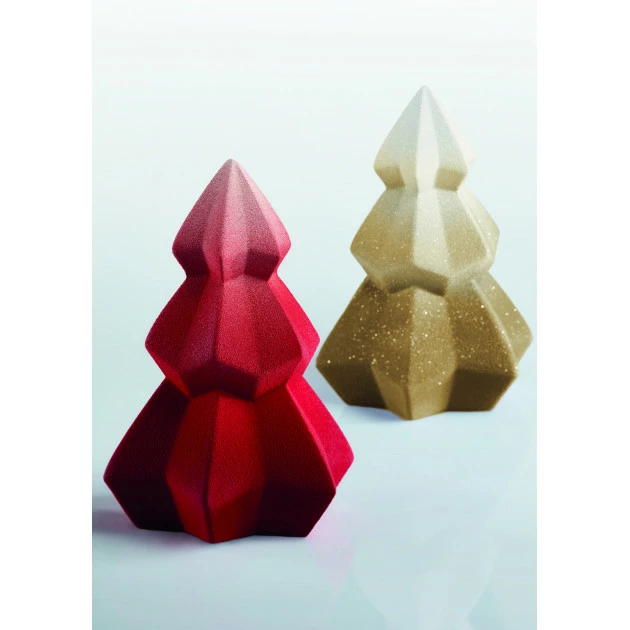 Moule Chocolat Sapin De Noël Crystal Ø 14,5 X H 20 Cm (x2) Pavoni 1 Moule Chocolat Sapin De Noël Crystal Ø 14,5 X H 20 Cm (x2) Pavoni