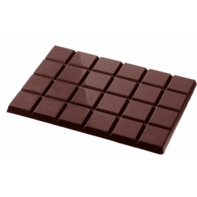 Moule Chocolat Tablette 24 Carrés (x2) Chocolate World 1 Moule Chocolat Tablette 24 Carrés (x2) Chocolate World