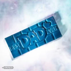 Alternative view of Moule Chocolat Tablette Best Dad Ever (x4) Chocolate World