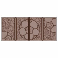 Alternative view of Moule Chocolat Tablette Football 11,4 X 5 Cm X H 0,95 Cm (x4) Chocolate World
