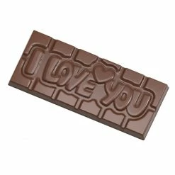 Alternative view of Moule Chocolat Tablette I Love You (x4) Chocolate World