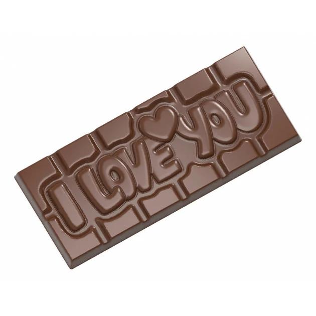 Moule Chocolat Tablette I Love You (x4) Chocolate World 1 Moule Chocolat Tablette I Love You (x4) Chocolate World