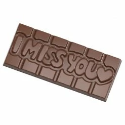 Alternative view of Moule Chocolat Tablette I Miss You (x4) Chocolate World