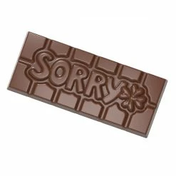 Moule Chocolat Tablette Sorry (x4) Chocolate World 6 Moule Chocolat Tablette Sorry (x4) Chocolate World -Boutique Cuisine Addict moule chocolat tablette sorry x4 chocolate world 2