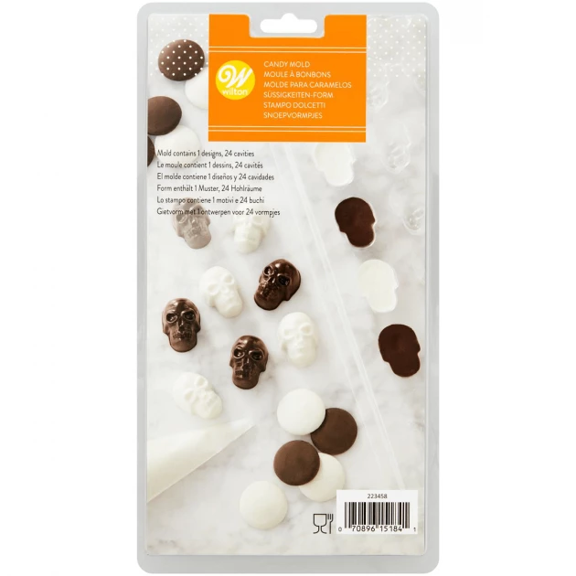 Moule Chocolat Tête De Mort Wilton 1 Moule Chocolat Tête De Mort Wilton