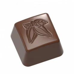 Moule Chocolat Timbre Cacao Carré 26 Mm (x24) Chocolate World