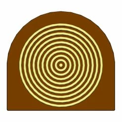 MALLARD FERRIERE Moule Embout De Bûche Cercles 78 X 85 Mm Mallard Ferrière