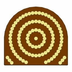 MALLARD FERRIERE Moule Embout De Bûche Perles 78 X 85 Mm Mallard Ferrière