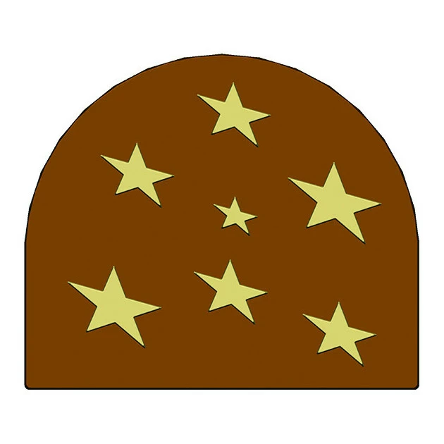MALLARD FERRIERE Moule Embout De Bûche Petites Etoiles 80 X 68 Mm Mallard Ferrière 1 MALLARD FERRIERE Moule Embout De Bûche Petites Etoiles 80 X 68 Mm Mallard Ferrière