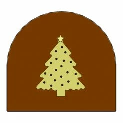 MALLARD FERRIERE Moule Embout De Bûche Sapin De Noël 78 X 85 Mm Mallard Ferrière