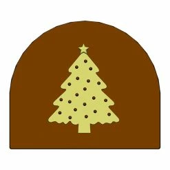MALLARD FERRIERE Moule Embout De Bûche Sapin De Noël 80 X 68 Mm Mallard Ferrière