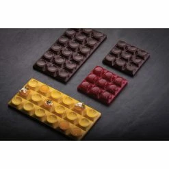 Alternative view of Moule Tablette Chocolat Bricks 15,4 X 7,7 Cm X H 0,9 Cm (x3) Pavoni