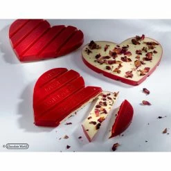 Moule Tablette Chocolat Cœur 12,5 X 11 Cm (x2) Chocolate World 5 Moule Tablette Chocolat Cœur 12,5 X 11 Cm (x2) Chocolate World -Boutique Cuisine Addict moule tablette chocolat coeur 125 x 11 cm x2 chocolate world 2