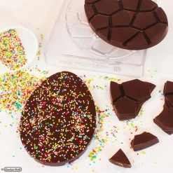 Alternative view of Moule Tablette Chocolat Œuf De Pâques 14 X 9,2 Cm (x2) Chocolate World