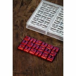 Moule Tablette Chocolat Ola 15,5 X 7,7 Cm X H 1 Cm (x3) Pavoni