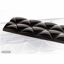 Alternative view of Moule Tablette Chocolat Triangles Convexes 12,4 X 5,5 Cm (x4) Chocolate World